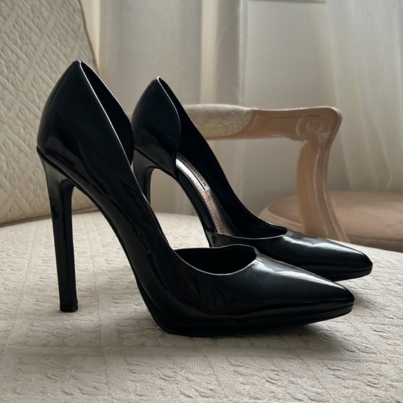Black patent leather Steve Madden Heel - Picture 2 of 3